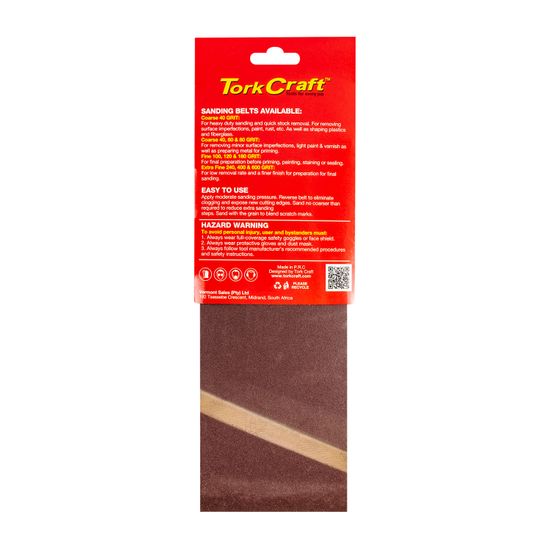 TORK CRAFT Sanding Belt 100 X 610mm 240grit 2/pack
