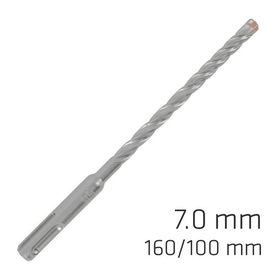 ALPEN Force X 7.0 X 160/100 Sds-plus Rebar Drill Bit X4 Cutting Edges