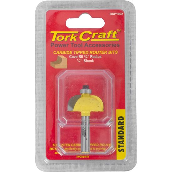 TORK CRAFT Cove Router Bit 3/8\'