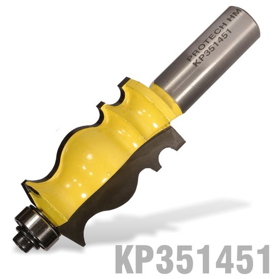 Face Mould Bit 1\' X 1 11/16\' Radius 1/8\' 1/2\' Shank