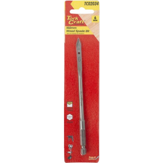 TORK CRAFT Spade Bit 6mm 150mm