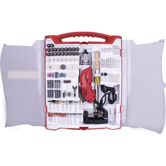 TORK CRAFT Rotary Tool 170w Accessory Set 245pc With Stand And Flex Shaft
