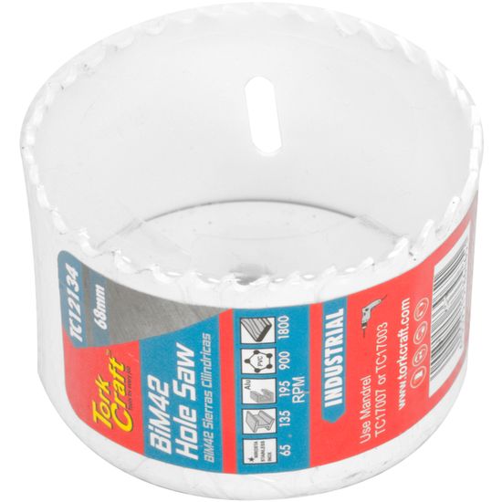 TORK CRAFT 68mm Bim42 Bi Metal Hole Saw