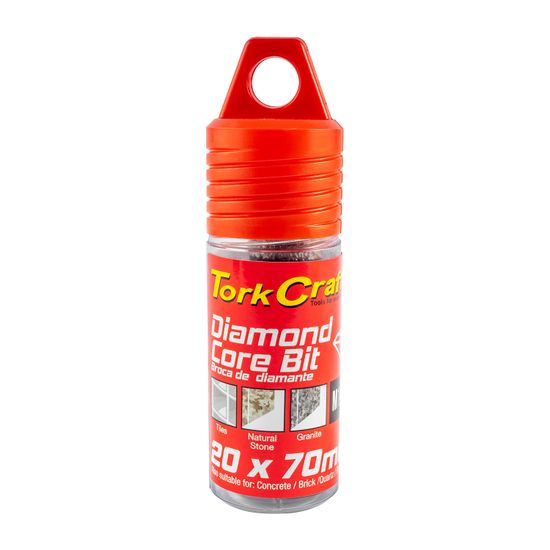 Diamond Core Bit 20mm X 50mm M14 X 70mm Vacuum Brazed