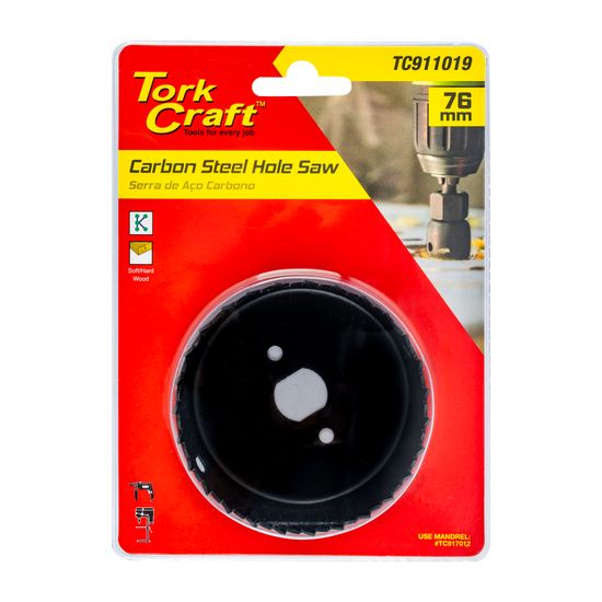 TORK CRAFT Carbon Steel Hole Saw 76mm