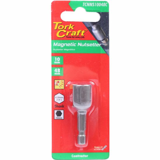 TORK CRAFT Magnetic Nutsetter 10 X 48mm Carded