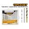 INGCO 19pc Drill & Screwdrv Bits Set