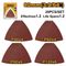 INGCO Sand Sheet 80mm Alum Oxide 20pc