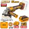 20v Ps+ C/l B/l Angle Grinder 1000w Bmc Kit 2bat