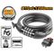 INGCO Lock Bicycle 4 Digit Comb Pvc Coat 10x1200mm