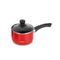 18cm Pot Aluminium Red With Lid