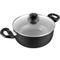 Casserole Pot 24x11cm Induction Incl Lid Black