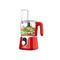 1.25l Food Processor Cordless Red