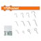 WADFOW Screw & Hook Set 172pcs