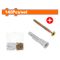 WADFOW Screw Chipboard & Anchor Set 6x36mm 140pcs