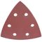 TORK CRAFT Sanding Triangle Sheet 120grit 94x94x94mm 5/pack W/holes Hook & Loop