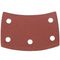 TORK CRAFT Sanding Pads Curved 120 Grit Hook And Loop
