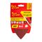 TORK CRAFT Sanding Triangle 80 Grit 140 X 140 X 98mm 5/pack W/h Hook And Loop
