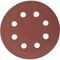 TORK CRAFT Sanding Disc 125mm 40 Grit With Holes 10/pk Hook And Loop