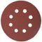 TORK CRAFT Sanding Disc 125mm 60 Grit With Holes 10/pk Hook And Loop