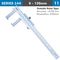 ACCUD Vernier Caliper 150mm 0.04mm Acc. Outside Point 0.02mm Grad. S/steel