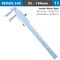 ACCUD Vernier Caliper 22-150mm 0.04mm Acc. 0.02mm Grad. Inside Neck S/steel