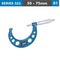 ACCUD Outside Micrometer 50-75mm 0.005mm Acc. 0.01mm Grad.