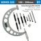 ACCUD Outside Micrometer 100-200mm 0.004mm Acc. 0.01mm Grad. With Interch. A