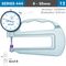 ACCUD Thickness Gauge 20mm 0.03mm Acc. Large Depth Steel Anvil 0.01mm Grad.