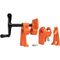 PONY Pro 3/4' 25mm Pipe Clamp Fixture Self Standing Feet