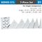 ACCUD Angle Gauge Block Set 7pc Triangle 15-90deg
