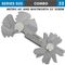 ACCUD Pitch Gauge Metric 0.25-6mm & 4-62tpi 52 Leaves 60deg. And Whitworth 5