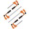 Jorgensen Medium Duty Steel Bar Clamp 4pc Set 2 X 150mm & 2 X 305mm
