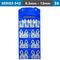 ACCUD Radius Gauge Set 0.5-13mm With Handle