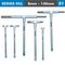 ACCUD Telescopic Gauge Set 6pc Satin Chrome Finish