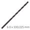 ALPEN Hss Drill Bit 6mm 330x225mm Extra Long