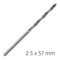 ALPEN Pro Hss 2.5mm Drill Din 338 Rn 135 Split Point Plastic Wallet (