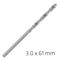 ALPEN Pro Hss 3mm Drill Din 338 Rn 135 Split Point Plastic Wallet (1