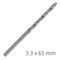 ALPEN Pro Hss 3.3mm Drill Din 338 Rn 135 Split Point Plastic Wallet (