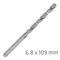 ALPEN Pro Hss 6.8mm Drill Din 338 Rn 135 Split Point Plastic Wallet