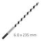 ALPEN Wood Auger Drill Bit 6 X 235mm
