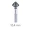 ALPEN Hss-eco5 Countersink 90 10.4 Din 335 Shapec 3-surface Shank