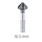 ALPEN Hss-eco5 Countersink 90 16.5 Din 335 Shapec 3-surface Shank