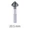 ALPEN Hss-eco5 Countersink 90 20.5 Din 335 Shapec 3-surface Shank Alunit Co