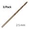 ALPEN Hss Sprint Master 2.5mm X3 Sleeved Din338 ALPEN Drill Bit