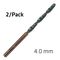 ALPEN Hss Sprint Master 4.0mm X2 Sleeved Din338 ALPEN Drill Bit
