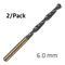ALPEN Hss Sprint Master 6.0mm X2 Sleeved Din338 ALPEN Drill Bit