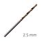 ALPEN Hss Sprint Master 2.5mm 10-pack Hang Tag Din 338 ALPEN Drill Bits