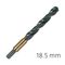 ALPEN Hss Sprint Master 18.5mm Red Shank 12.5mm X1 Sleeved Din338 ALPEN Dril