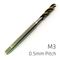 ALPEN Machine Tap Cobalt 3mm Spiral Fluted In Pouch 0.5mm Pitch